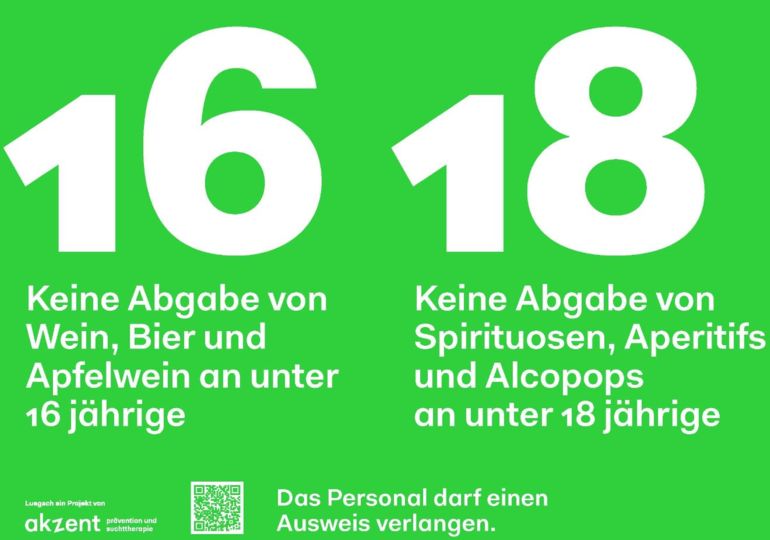 Plakat Altersschutz